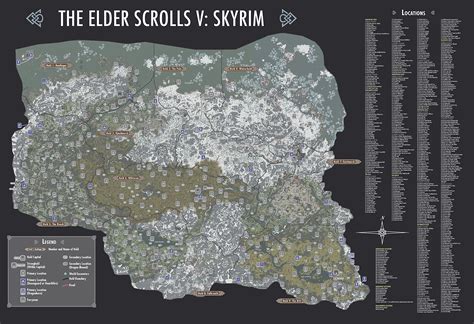 uesp skyrim|uesp map skyrim.